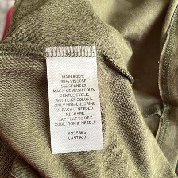 CASLON NORDSTROM TANK DRESS XS GREEN SWING SOFT SORREL READY TO GO EFFORTLESS - Picture 9 of 9